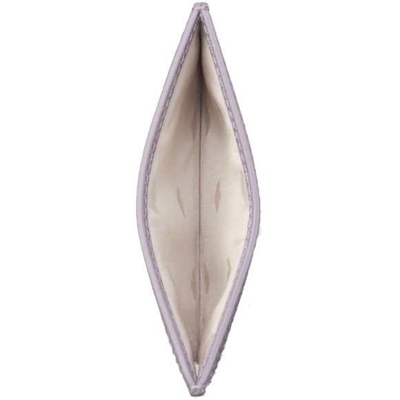 NWT Kate Spade Lilac Frost Sparkle Glitter Tinsel Boxed Small Card Holder Wallet - Picture 5 of 16